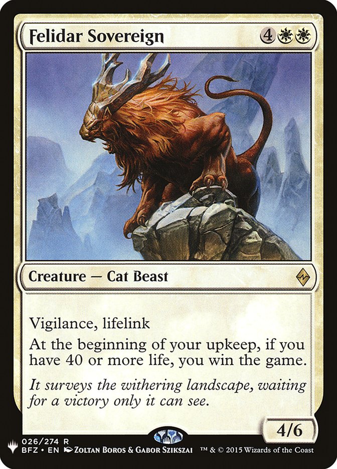 Felidar Sovereign [Mystery Booster] | Odin's Place