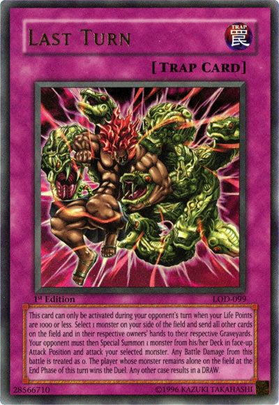 Last Turn [LOD-099] Ultra Rare | Odin's Place