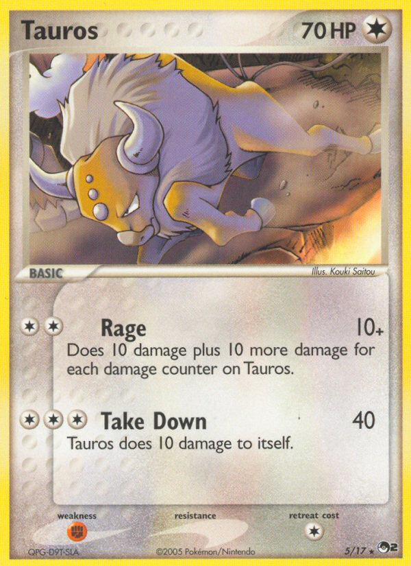 Tauros (5/17) [POP Series 2] | Odin's Place