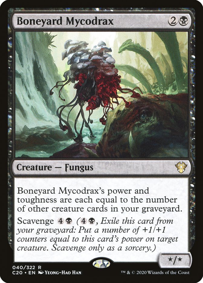 Boneyard Mycodrax [Commander 2020] | Odin's Place