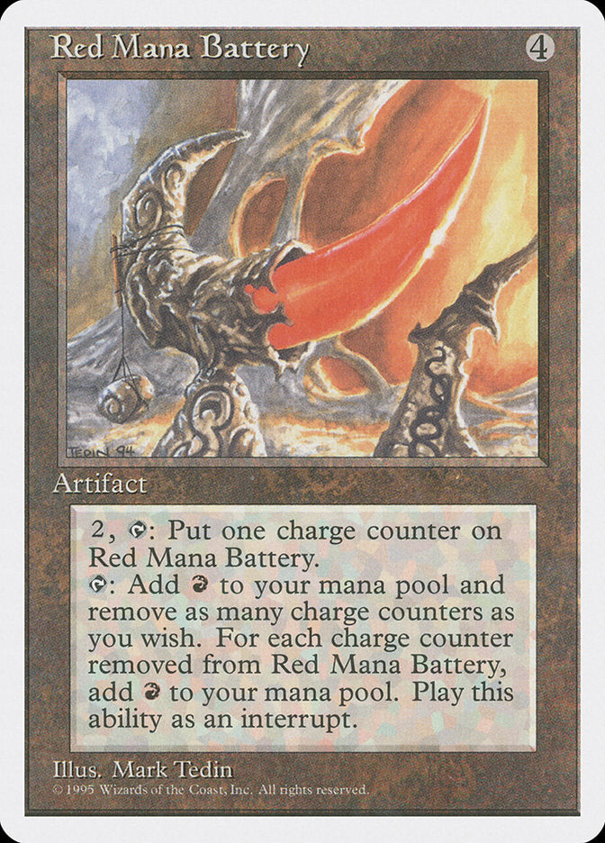 Red Mana Battery (343) [Fourth Edition] | Odin's Place