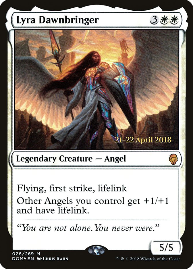 Lyra Dawnbringer (26) [Dominaria Prerelease Promos] | Odin's Place