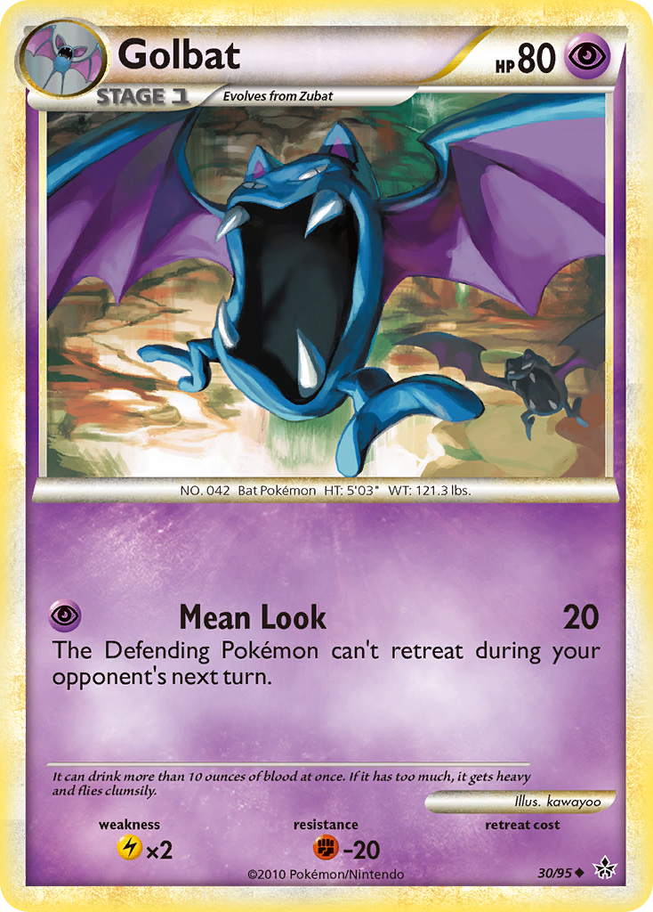 Golbat (30/95) [HeartGold & SoulSilver: Unleashed] | Odin's Place