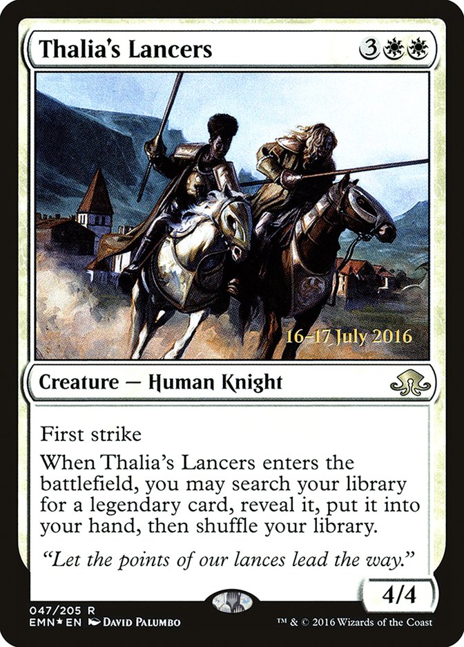 Thalia's Lancers (47) [Eldritch Moon Prerelease Promos] | Odin's Place