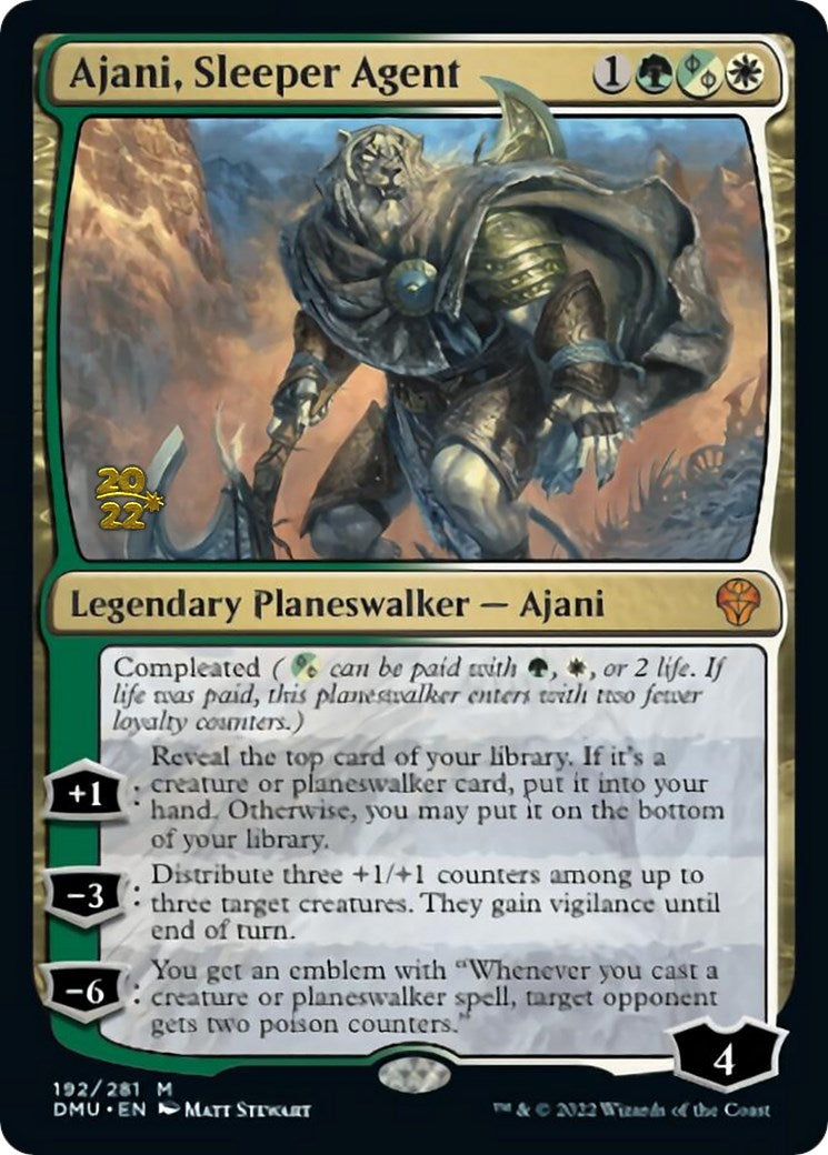 Ajani, Sleeper Agent [Dominaria United Prerelease Promos] | Odin's Place