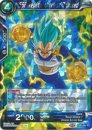 SSB Vegeta, Universe 7 United (DB1-024) [Dragon Brawl] | Odin's Place