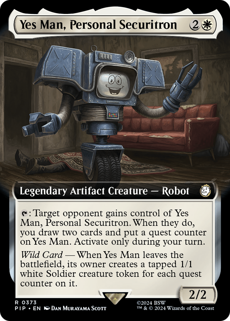 Yes Man, Personal Securitron (Extended Art) [Fallout] | Odin's Place