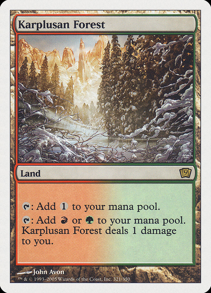 Karplusan Forest (321) [Ninth Edition] | Odin's Place