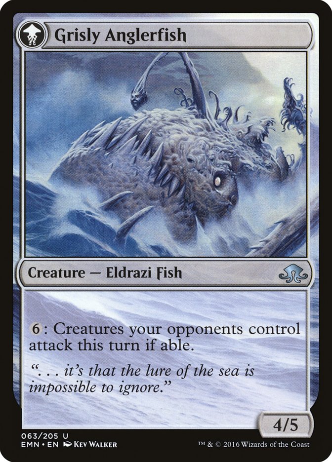 Grizzled Angler // Grisly Anglerfish [Eldritch Moon] | Odin's Place