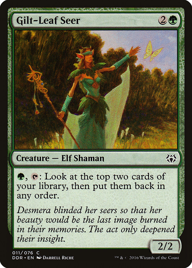 Gilt-Leaf Seer (11) [Duel Decks: Nissa vs. Ob Nixilis] | Odin's Place