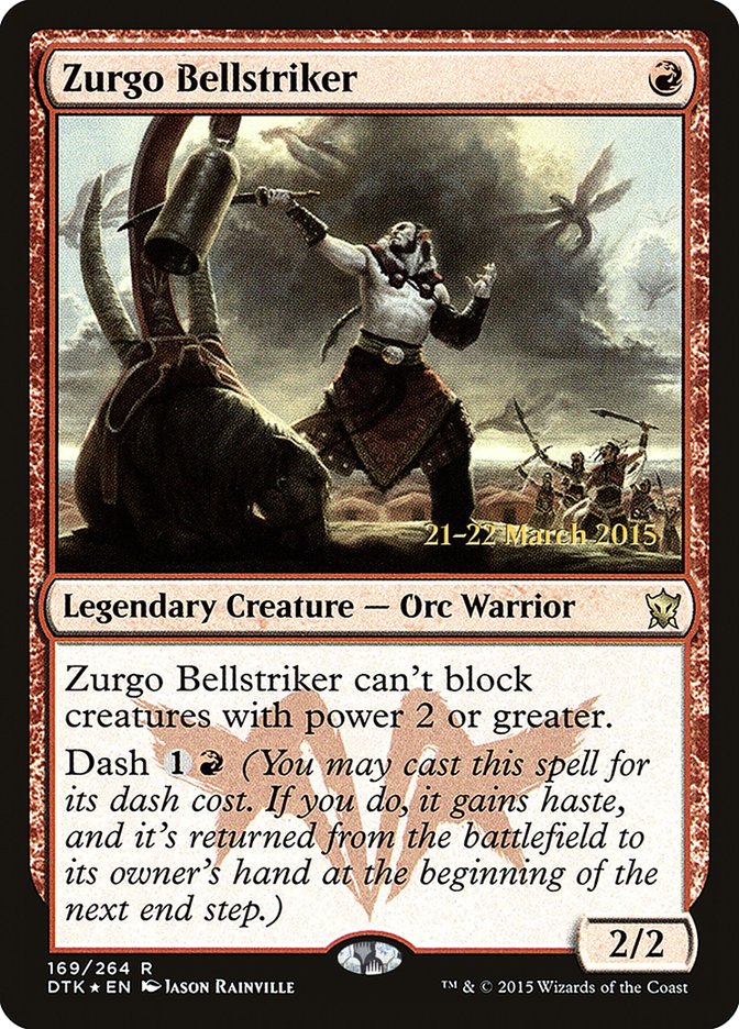Zurgo Bellstriker (169) [Dragons of Tarkir Prerelease Promos] | Odin's Place