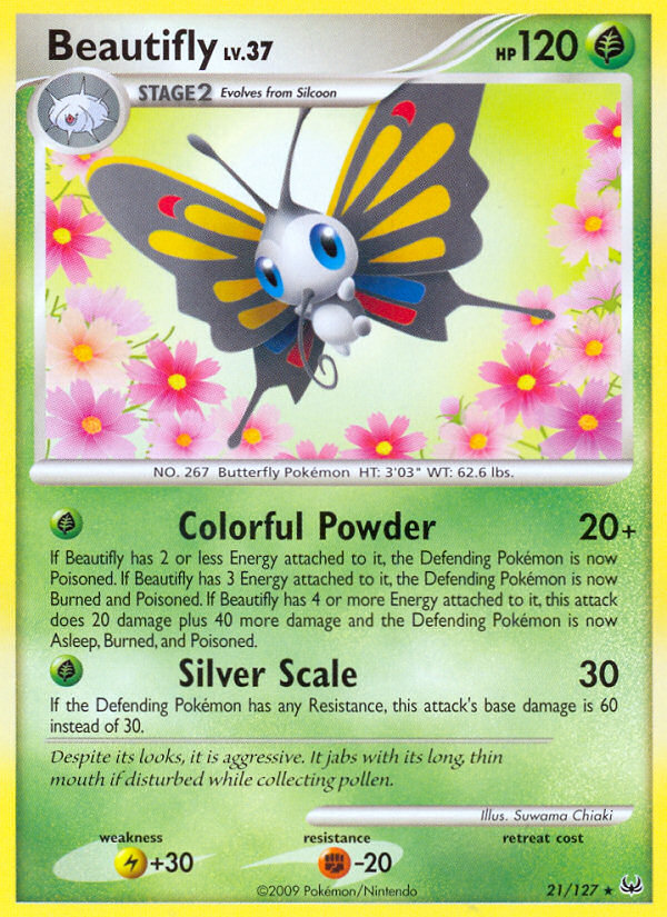 Beautifly (21/127) [Platinum: Base Set] | Odin's Place