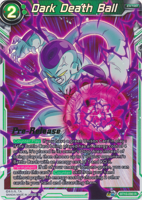 Dark Death Ball (BT10-090) [Rise of the Unison Warrior Prerelease Promos] | Odin's Place
