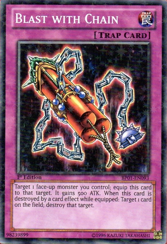 Blast with Chain [BP01-EN093] Starfoil Rare | Odin's Place