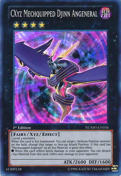 CXyz Mechquipped Djinn Angeneral [NUMH-EN036] Super Rare | Odin's Place