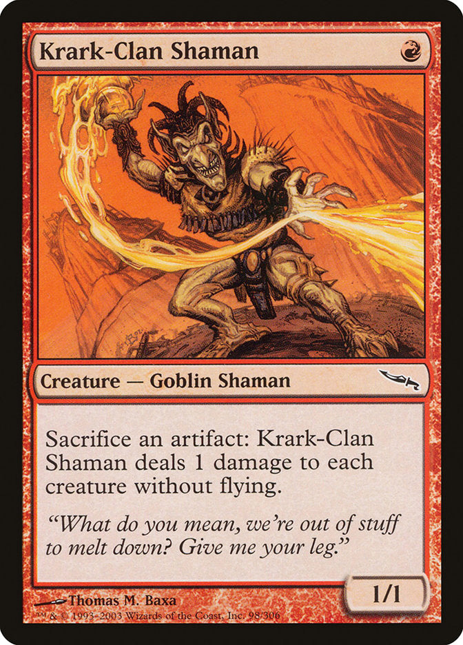 Krark-Clan Shaman (98) [Mirrodin] | Odin's Place