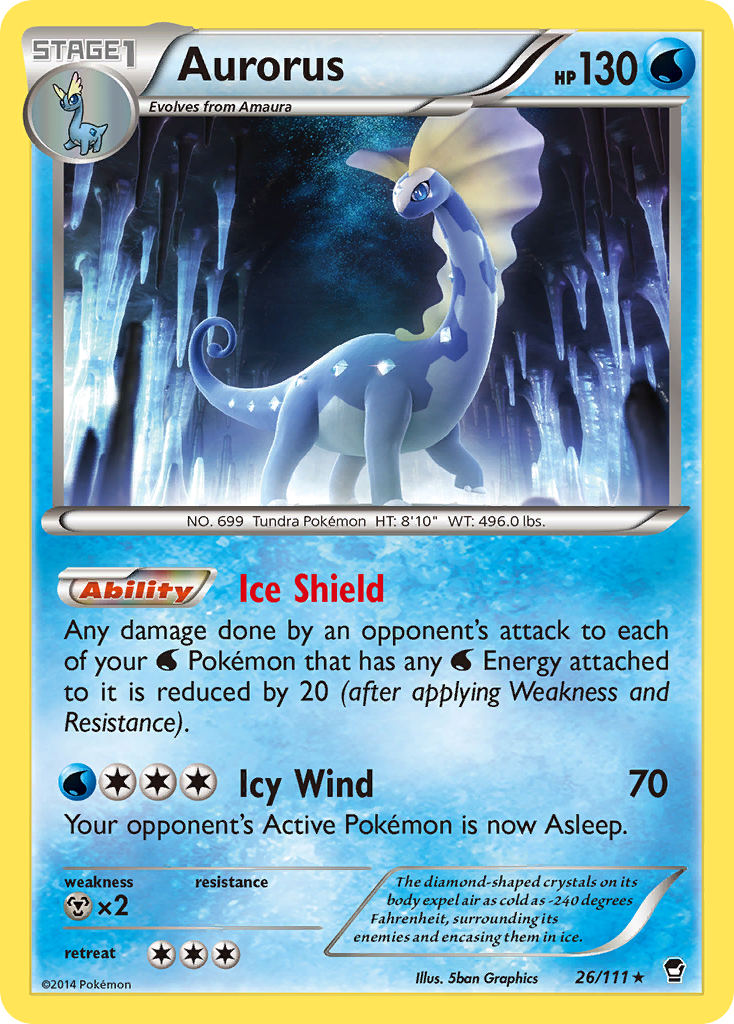 Aurorus (26/111) [XY: Furious Fists] | Odin's Place