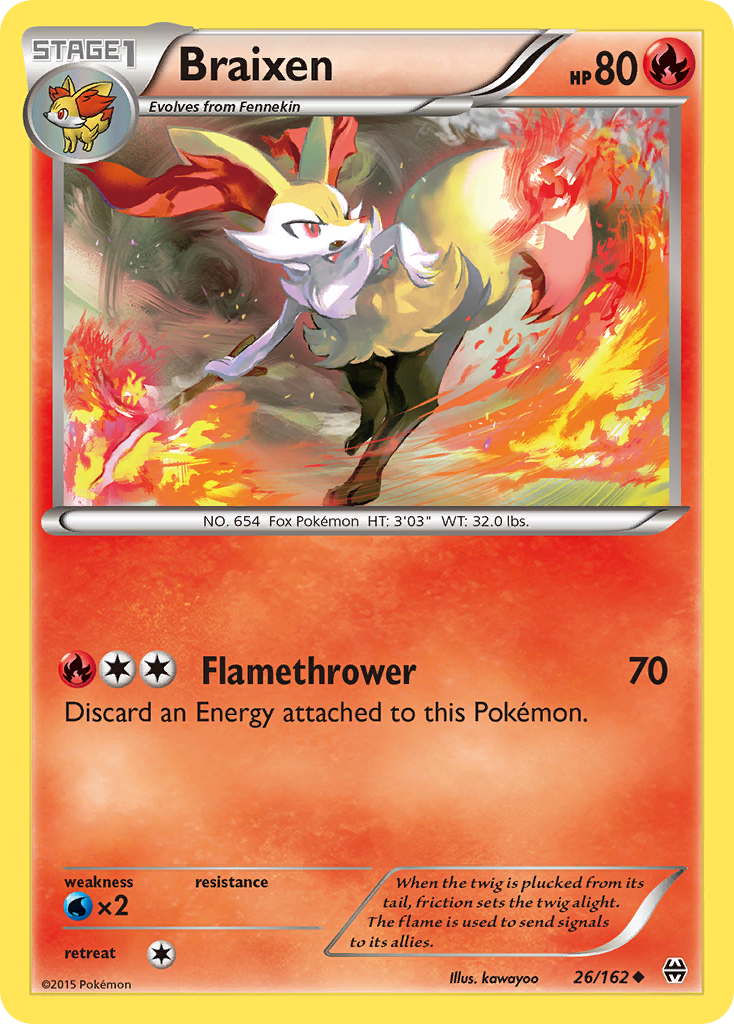 Braixen (26/162) [XY: BREAKthrough] | Odin's Place