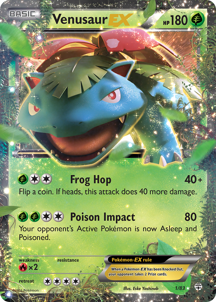 Venusaur EX (1/83) [XY: Generations] | Odin's Place
