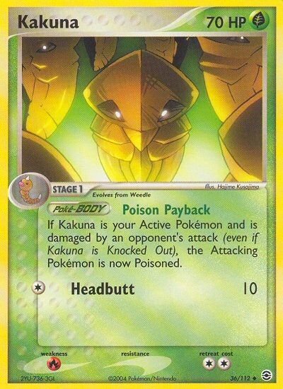 Kakuna (36/112) [EX: FireRed & LeafGreen] | Odin's Place