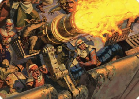 Mana Cannons Art Card [Dominaria United Art Series] | Odin's Place
