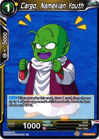 Cargo, Namekian Youth (TB3-060) [Clash of Fates] | Odin's Place