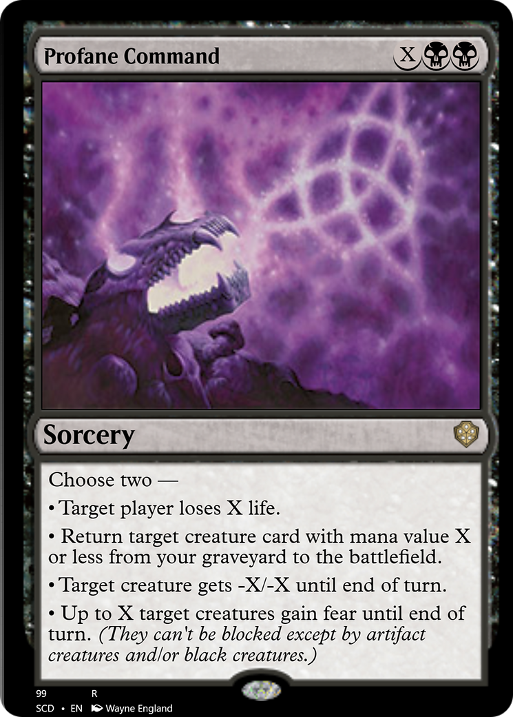 Profane Command [Starter Commander Decks] | Odin's Place