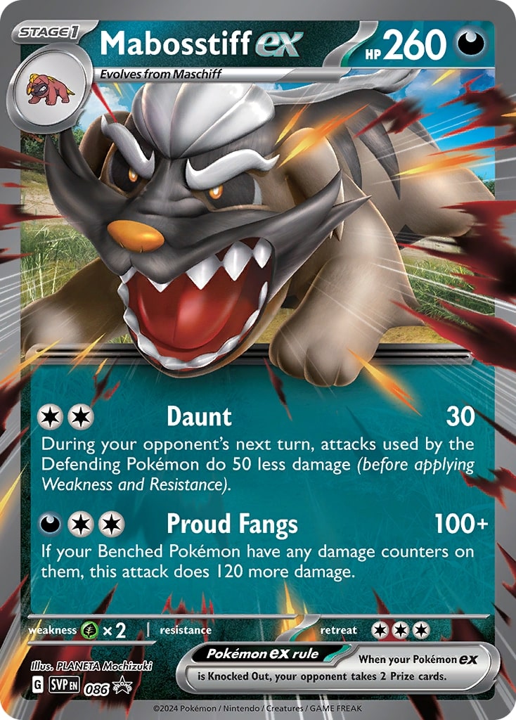 Mabosstiff ex (086) [Scarlet & Violet: Black Star Promos] | Odin's Place