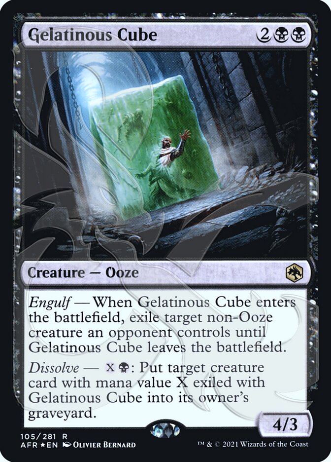 Gelatinous Cube (Ampersand Promo) [Dungeons & Dragons: Adventures in the Forgotten Realms Promos] | Odin's Place