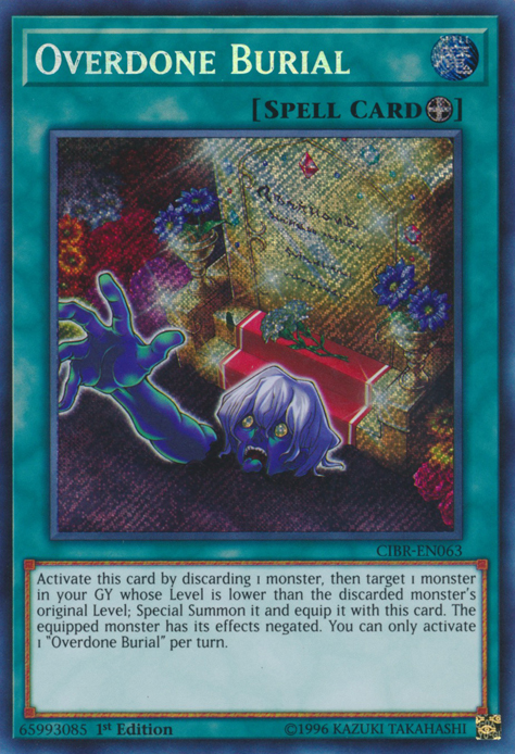 Overdone Burial [CIBR-EN063] Secret Rare | Odin's Place