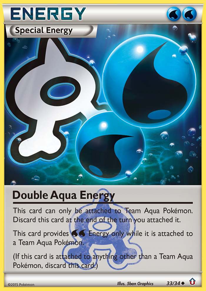 Double Aqua Energy (33/34) [XY: Double Crisis] | Odin's Place