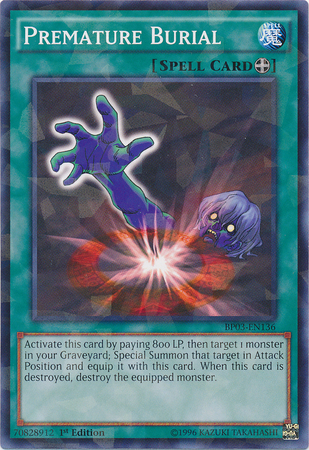 Premature Burial [BP03-EN136] Shatterfoil Rare | Odin's Place