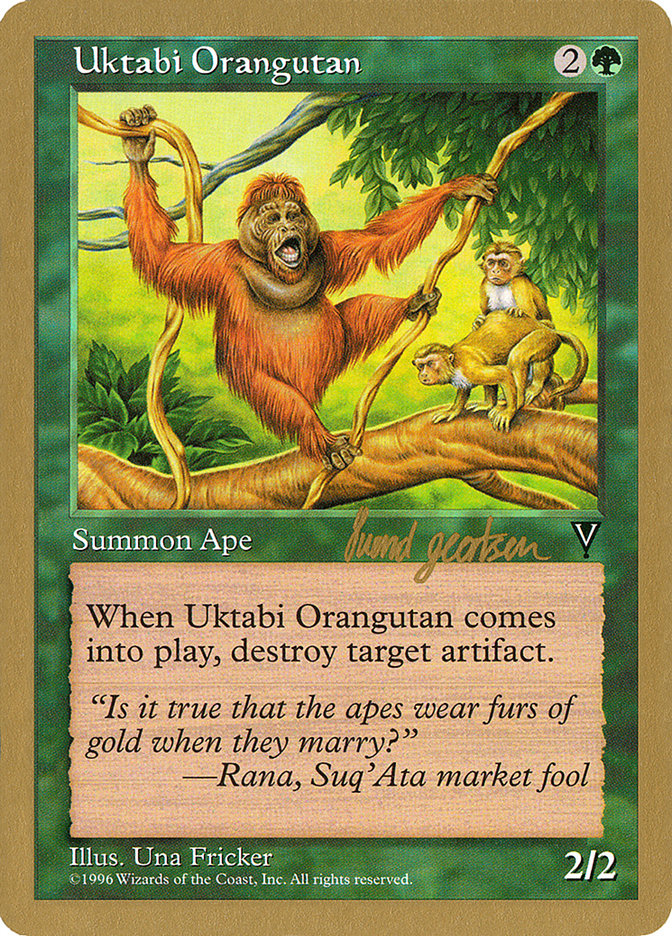 Uktabi Orangutan (Svend Geertsen) (SB) [World Championship Decks 1997] | Odin's Place
