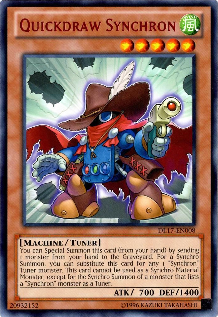 Quickdraw Synchron (Red) [DL17-EN008] Rare | Odin's Place