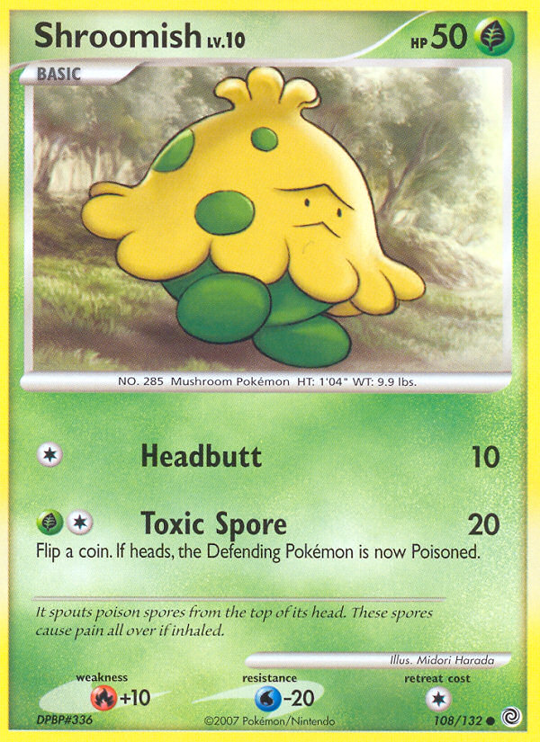Shroomish (108/132) [Diamond & Pearl: Secret Wonders] | Odin's Place