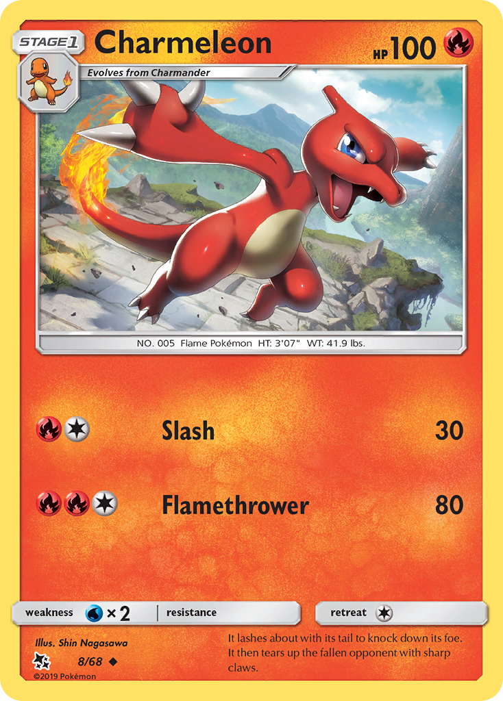 Charmeleon (8/68) [Sun & Moon: Hidden Fates] | Odin's Place