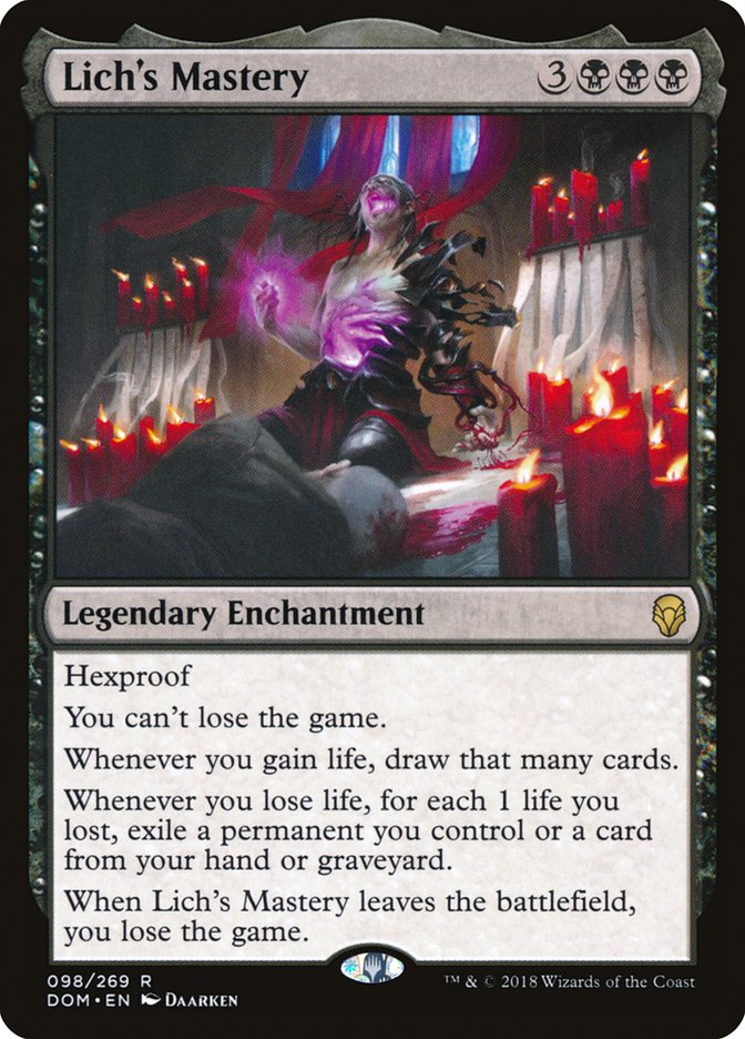 Lich's Mastery (98) [Dominaria] | Odin's Place