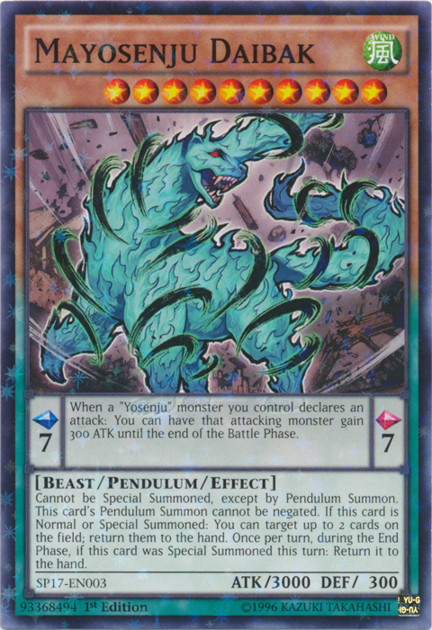 Mayosenju Daibak [SP17-EN003] Starfoil Rare | Odin's Place