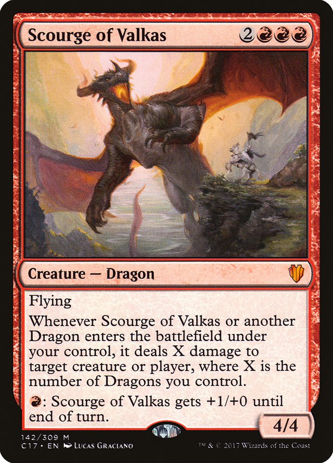 Scourge of Valkas (142) [Commander 2017] | Odin's Place