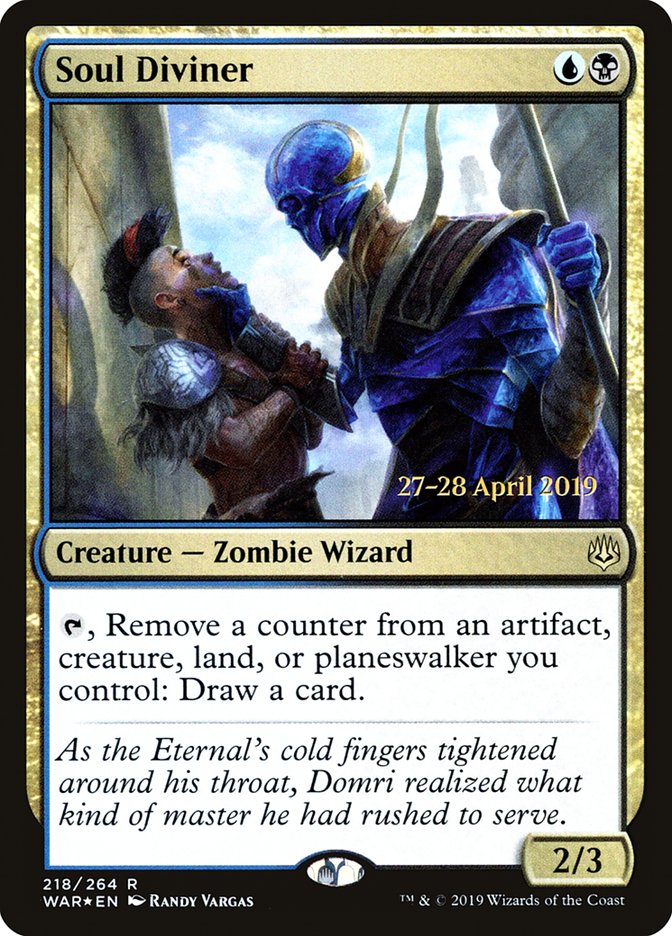 Soul Diviner (218) [War of the Spark Prerelease Promos] | Odin's Place