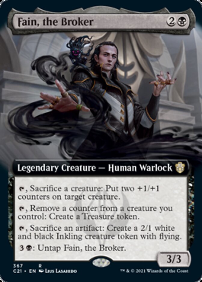 Fain, the Broker (Extended Art) [Commander 2021] | Odin's Place