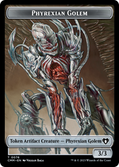 Phyrexian Golem // Ox Double-Sided Token [Commander Masters Tokens] | Odin's Place