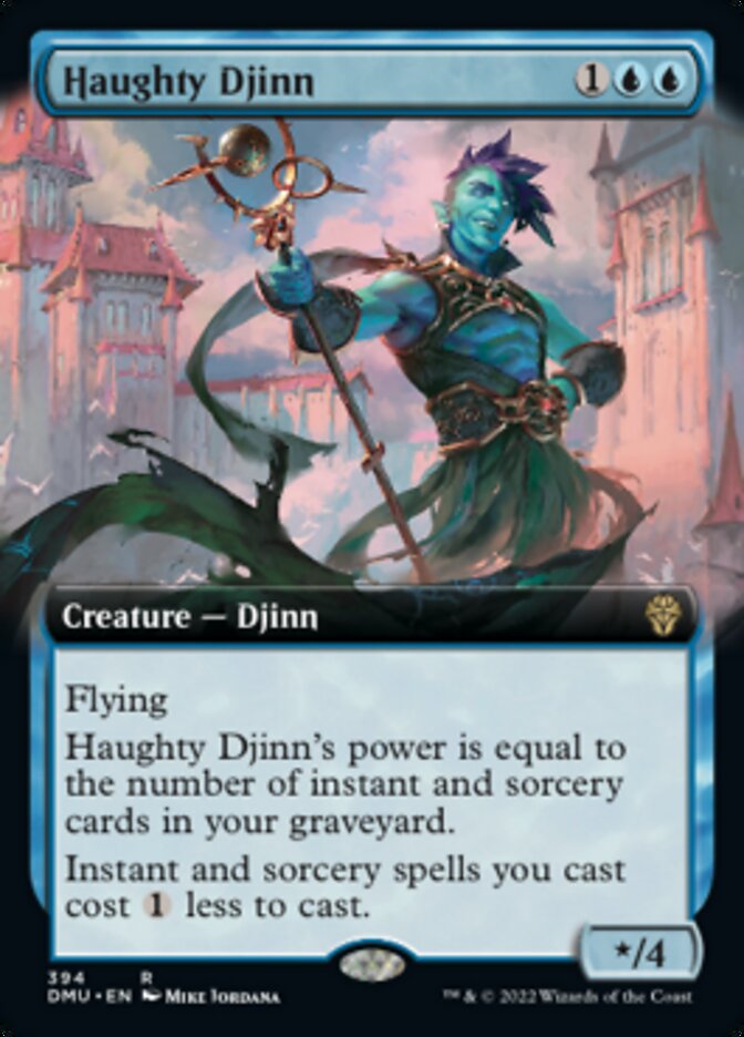 Haughty Djinn (Extended Art) [Dominaria United] | Odin's Place