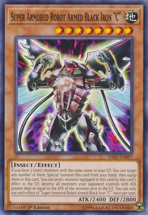 Super Armored Robot Armed Black Iron "C" [SAST-EN097] Common | Odin's Place