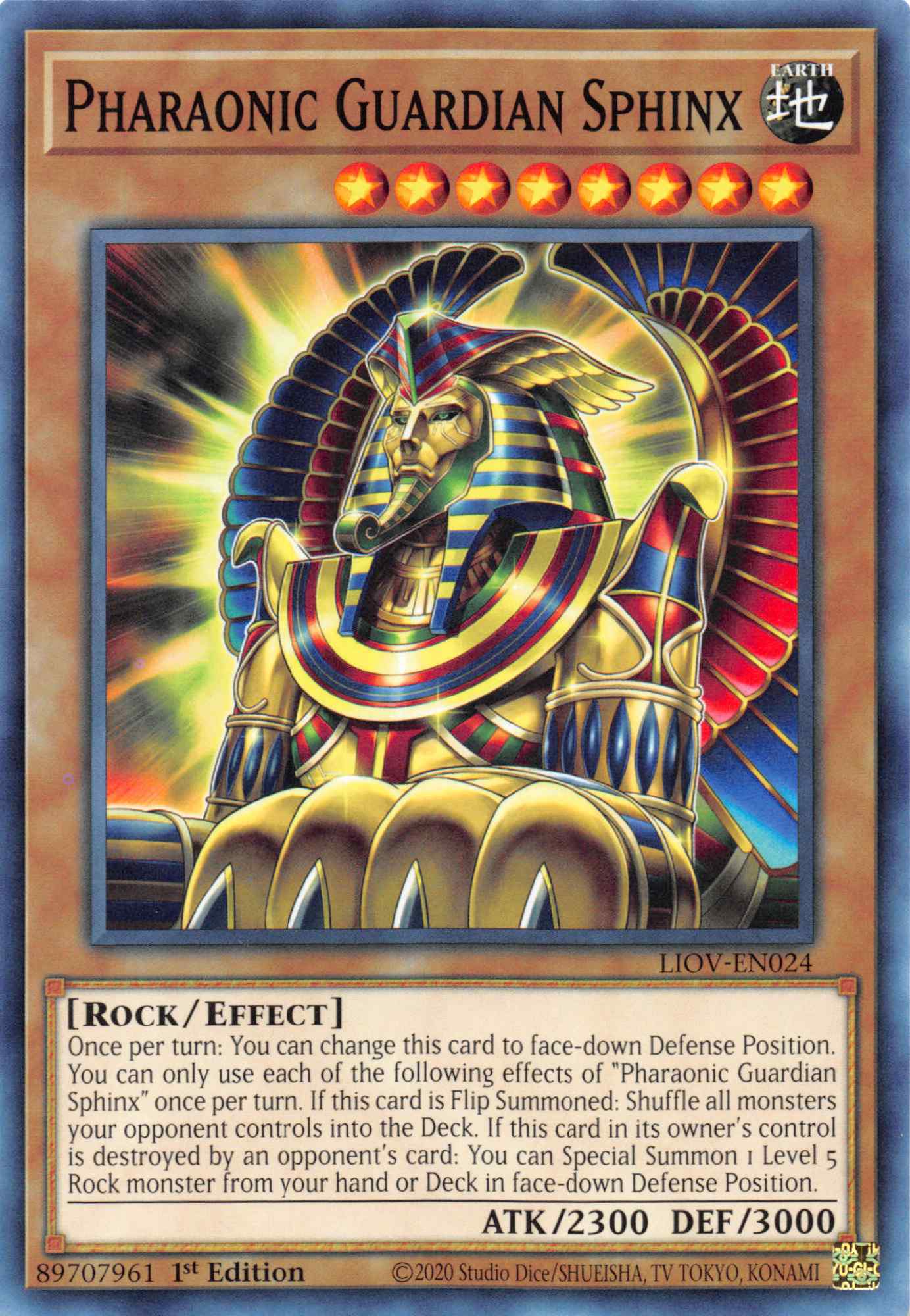 Pharaonic Guardian Sphinx [LIOV-EN024] Common | Odin's Place