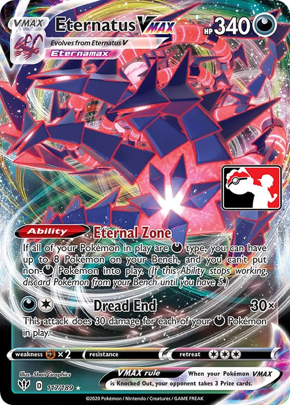 Eternatus VMAX (117/189) [Prize Pack Series One] | Odin's Place