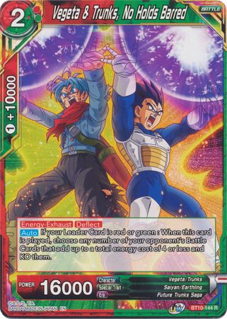 Vegeta & Trunks, No Holds Barred (BT10-144) [Revision Pack 2020] | Odin's Place