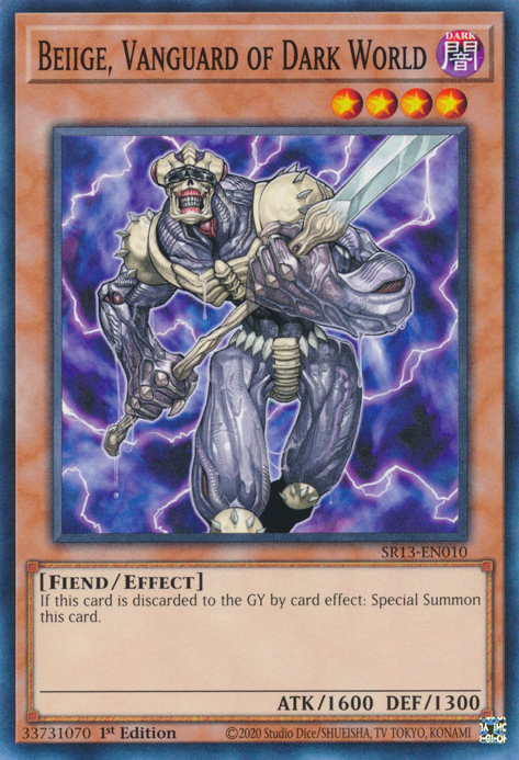 Beiige, Vanguard of Dark World [SR13-EN010] Common | Odin's Place