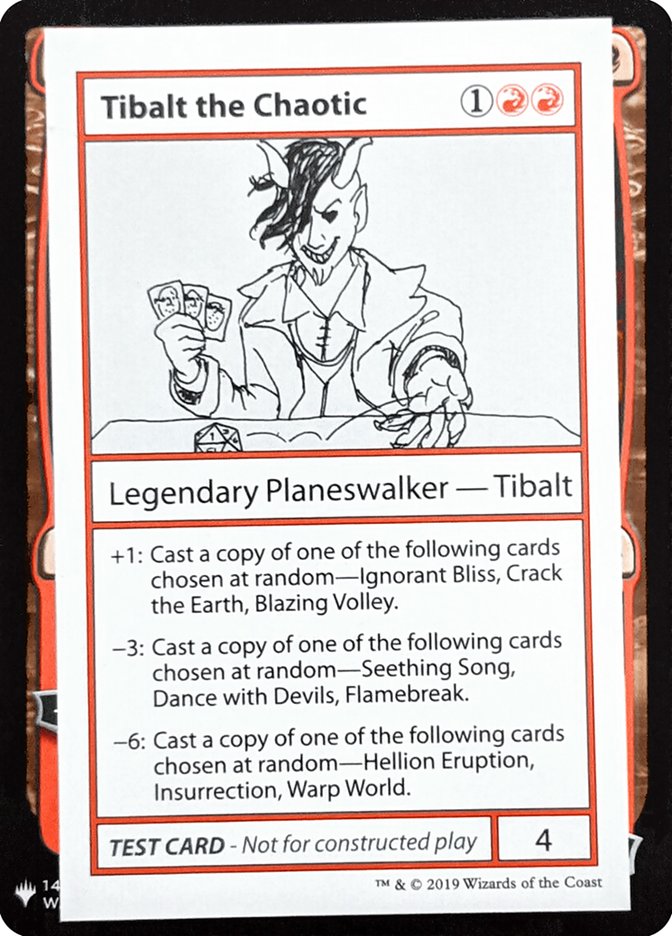 Tibalt the Chaotic [Mystery Booster Playtest Cards] | Odin's Place