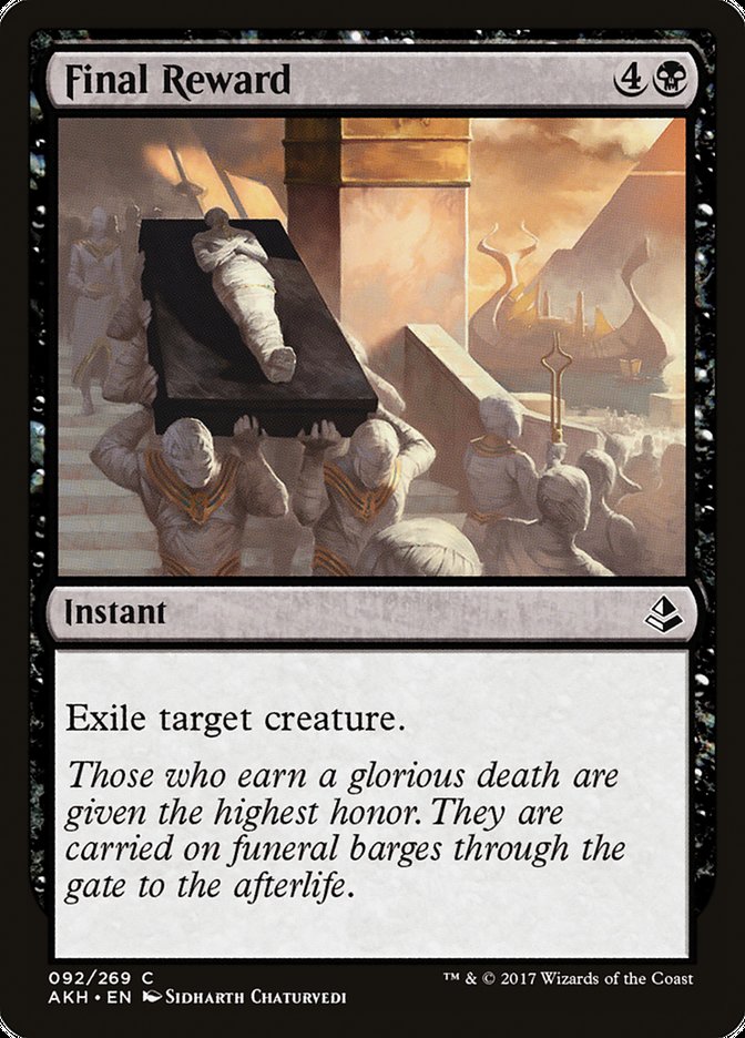 Final Reward (92) [Amonkhet] | Odin's Place